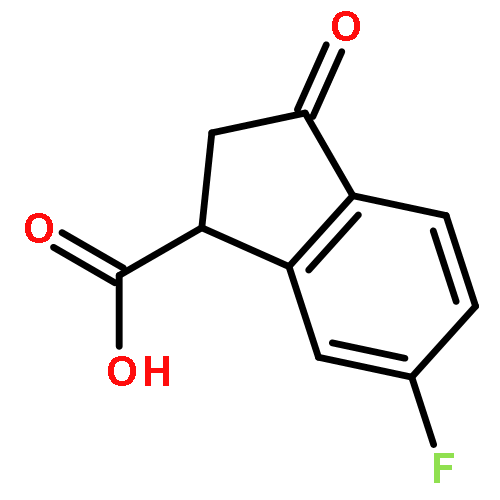 6-Fluoro-3-oxo-2,3-dihydro-1H-indene-1-carboxylic acid