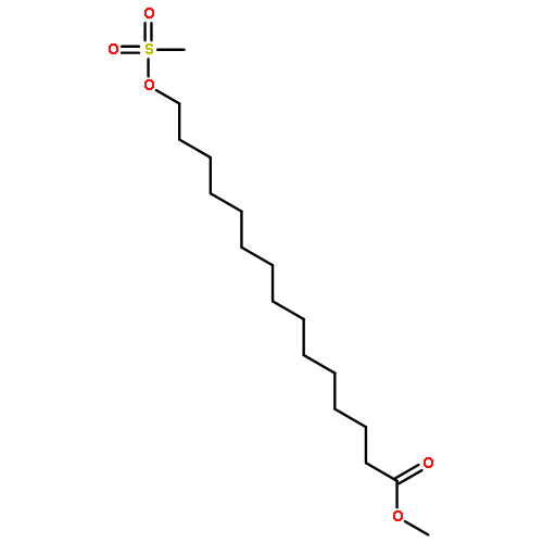 Pentadecanoic acid, 15-[(methylsulfonyl)oxy]-, methyl ester