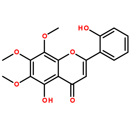 5-hydroxy-2-(2-hydroxyphenyl)-6,7,8-trimethoxy-4H-chromen-4-one