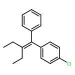 Benzene, 1-chloro-4-(2-ethyl-1-phenyl-1-butenyl)-