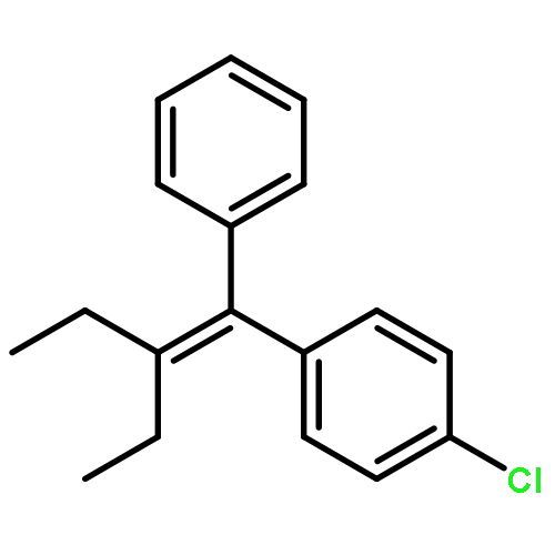 Benzene, 1-chloro-4-(2-ethyl-1-phenyl-1-butenyl)-