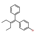 Benzene, 1-bromo-4-(2-ethyl-1-phenyl-1-butenyl)-