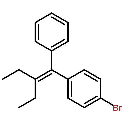 Benzene, 1-bromo-4-(2-ethyl-1-phenyl-1-butenyl)-