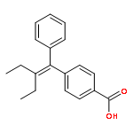 Benzoic acid, 4-(2-ethyl-1-phenyl-1-butenyl)-