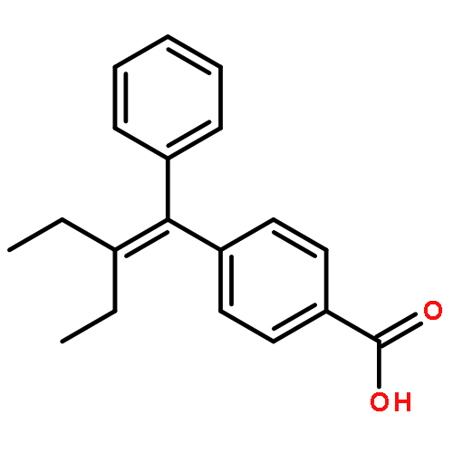 Benzoic acid, 4-(2-ethyl-1-phenyl-1-butenyl)-