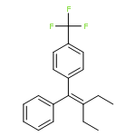 Benzene, 1-(2-ethyl-1-phenyl-1-butenyl)-4-(trifluoromethyl)-