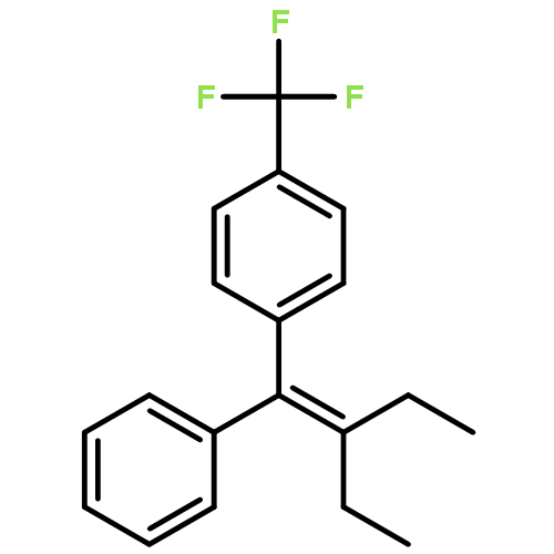 Benzene, 1-(2-ethyl-1-phenyl-1-butenyl)-4-(trifluoromethyl)-