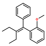 Benzene, 1-(2-ethyl-1-phenyl-1-butenyl)-2-methoxy-