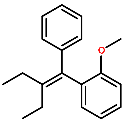 Benzene, 1-(2-ethyl-1-phenyl-1-butenyl)-2-methoxy-