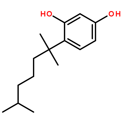 1,3-BENZENEDIOL, 4-(1,1,5-TRIMETHYLHEXYL)-