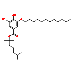 BENZOIC ACID, 3-(DODECYLOXY)-4,5-DIHYDROXY-, 1,1,5-TRIMETHYLHEXYL ESTER