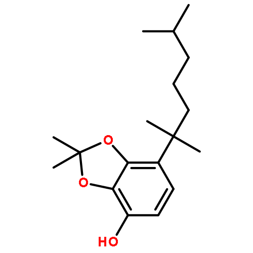 1,3-Benzodioxol-4-ol, 2,2-dimethyl-7-(1,1,5-trimethylhexyl)-