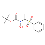 Carbamic acid, hydroxy[1-(phenylsulfonyl)ethyl]-, 1,1-dimethylethyl ester