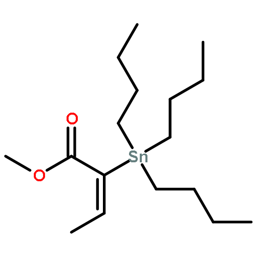 2-Butenoic acid, 2-(tributylstannyl)-, methyl ester, (2E)-