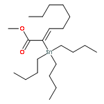 2-Nonenoic acid, 2-(tributylstannyl)-, methyl ester, (2E)-