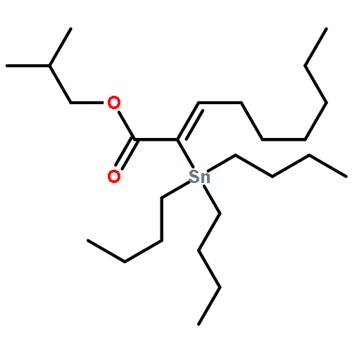 2-NONENOIC ACID, 2-(TRIBUTYLSTANNYL)-, 2-METHYLPROPYL ESTER, (2E)-