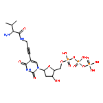 Uridine 5'-(tetrahydrogen triphosphate),5-[3-[[(2S)-2-amino-3-methyl-1-oxobutyl]amino]-1-propynyl]-2'-deoxy-