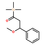 Silane, (3-methoxy-1-oxo-3-phenylpropyl)trimethyl-