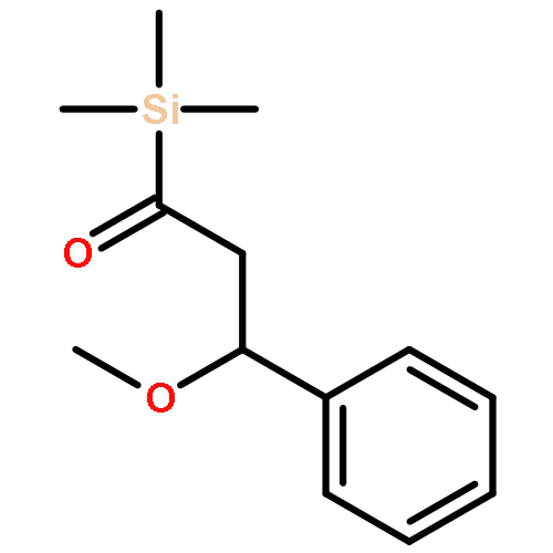 Silane, (3-methoxy-1-oxo-3-phenylpropyl)trimethyl-