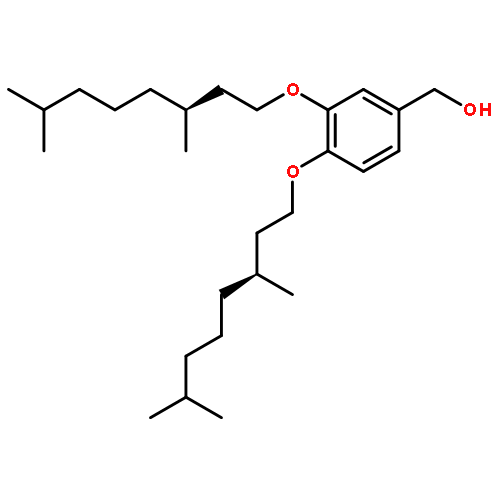 BENZENEMETHANOL, 3,4-BIS[[(3S)-3,7-DIMETHYLOCTYL]OXY]-