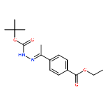 Hydrazinecarboxylic acid, [1-[4-(ethoxycarbonyl)phenyl]ethylidene]-,
1,1-dimethylethyl ester