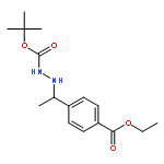 tert-Butyl 2-(1-(4-(ethoxycarbonyl)phenyl)ethyl)hydrazinecarboxylate