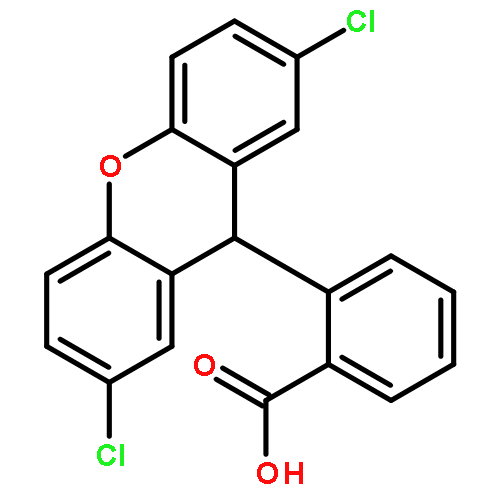 Benzoic acid, 2-(2,7-dichloro-9H-xanthen-9-yl)-