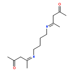 4-[4-(4-oxopentan-2-ylideneamino)butylimino]pentan-2-one