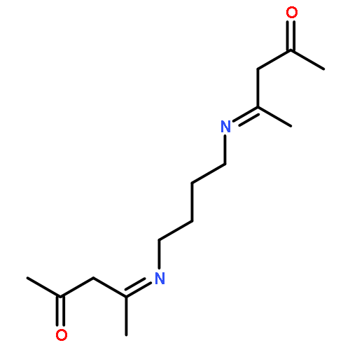 4-[4-(4-oxopentan-2-ylideneamino)butylimino]pentan-2-one