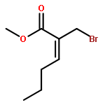 2-Hexenoic acid, 2-(bromomethyl)-, methyl ester, (2Z)-