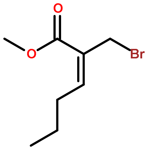 2-Hexenoic acid, 2-(bromomethyl)-, methyl ester, (2Z)-