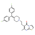 6-(2-(4-(Bis(4-fluorophenyl)methylene)piperidin-1-yl)ethyl)-7-methyl-5H-thiazolo[3,2-a]pyrimidin-5-one