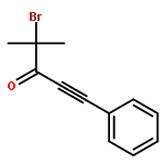 1-Pentyn-3-one, 4-bromo-4-methyl-1-phenyl-