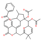 (2R,3S,3aS,4E,6R,10E,12R,13R,13aR)-13,13a-Bis(acetyloxy)-3,6-bis(benzoyloxy)-1,2,3,3a,6,7,9,12,13,13a-decahydro-2,5,9,9,12-pentamethyl-8H-cyclopentacyclododecen-8-one