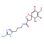 (5S,10R)-N-[3-(2-amino-1H-imidazol-5-yl)propyl]-7,9-dibromo-10-hydroxy-8-methoxy-1-oxa-2-azaspiro[4.5]deca-2,6,8-triene-3-carboxamide