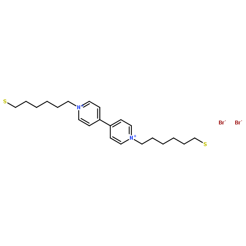 4,4'-Bipyridinium, 1,1'-bis(6-mercaptohexyl)-, dibromide