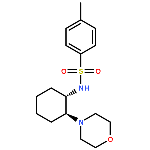 Benzenesulfonamide, 4-methyl-N-[(1S,2S)-2-(4-morpholinyl)cyclohexyl]-