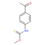 CARBAMOTHIOIC ACID, (4-ACETYLPHENYL)-, O-METHYL ESTER