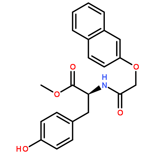 L-Tyrosine, N-[(2-naphthalenyloxy)acetyl]-, methyl ester