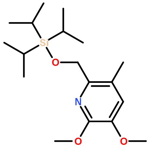 Pyridine, 2,3-dimethoxy-5-methyl-6-[[[tris(1-methylethyl)silyl]oxy]methyl]-