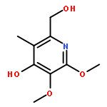 2-PYRIDINEMETHANOL, 4-HYDROXY-5,6-DIMETHOXY-3-METHYL-