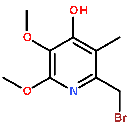 4-Pyridinol, 2-(bromomethyl)-5,6-dimethoxy-3-methyl-