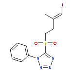 1H-Tetrazole, 5-[[(3E)-4-iodo-3-methyl-3-butenyl]sulfonyl]-1-phenyl-