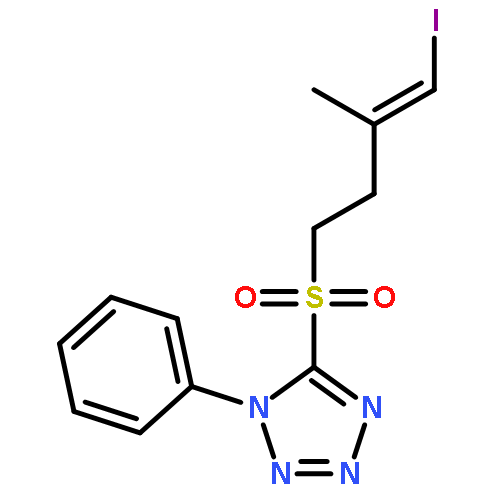 1H-Tetrazole, 5-[[(3E)-4-iodo-3-methyl-3-butenyl]sulfonyl]-1-phenyl-