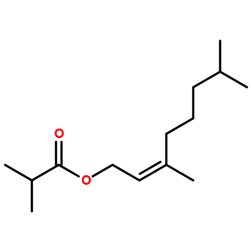 PROPANOIC ACID, 2-METHYL-, (2Z)-3,7-DIMETHYL-2-OCTENYL ESTER