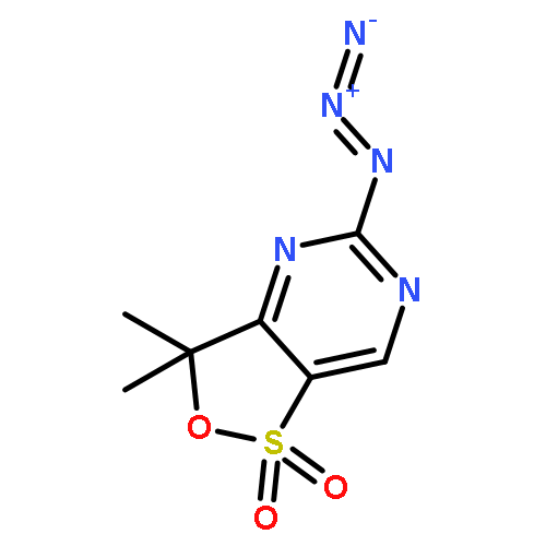 3H-[1,2]OXATHIOLO[4,3-D]PYRIMIDINE, 5-AZIDO-3,3-DIMETHYL-, 1,1-DIOXIDE