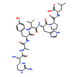 L-LEUCINE, L-ARGINYL-L-ALANYL-L-TYROSYL-L-VALYL-L-HISTIDYL-L-PROLYL-