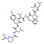 L-LEUCINE, L-ARGINYL-L-LEUCYL-L-TYROSYL-L-VALYL-L-HISTIDYL-L-PROLYL-