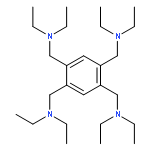 1,2,4,5-BENZENETETRAMETHANAMINE, N,N,N',N',N'',N'',N''',N'''-OCTAETHYL-