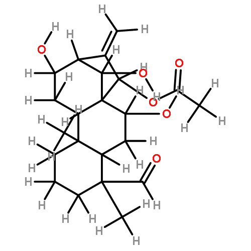 7alpha,12alpha,14beta-trihydroxy-15beta-acetoxy-ent-kaur-16-en-18-al